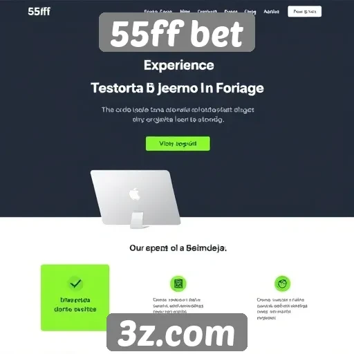 Experiência do usuário no site 55ff bet